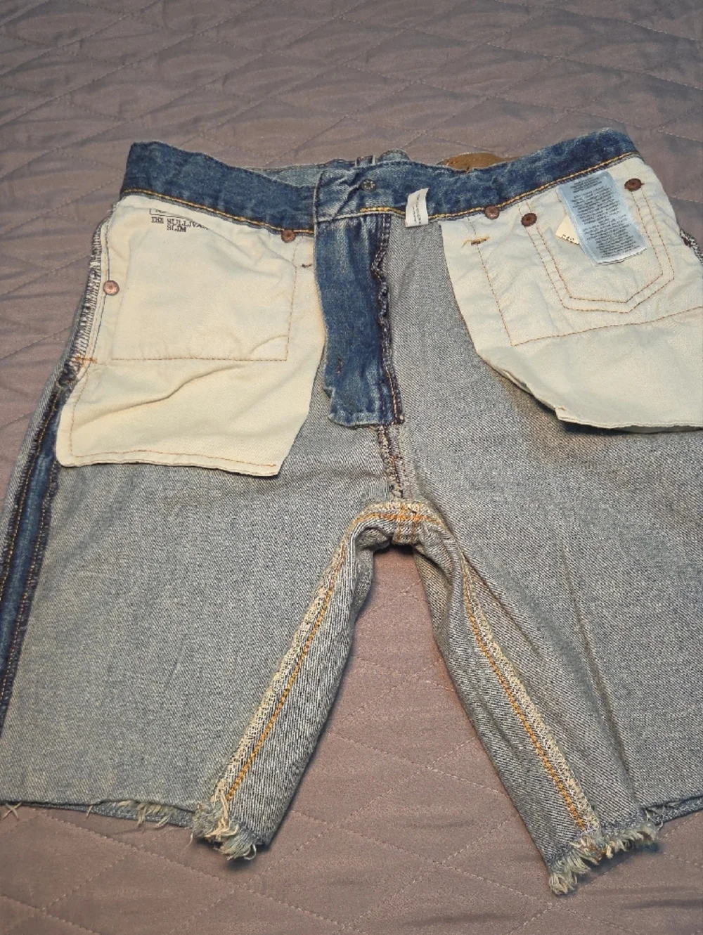 Ralph Lauren Light Blue Denim Cutoff Shorts